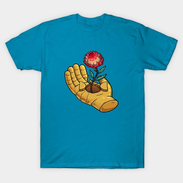 In the Palm of Your Hand T-Shirt by codrea
